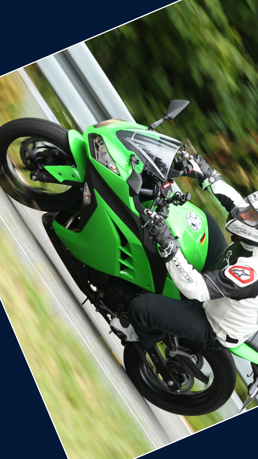 kawasaki ninja 300 mileage